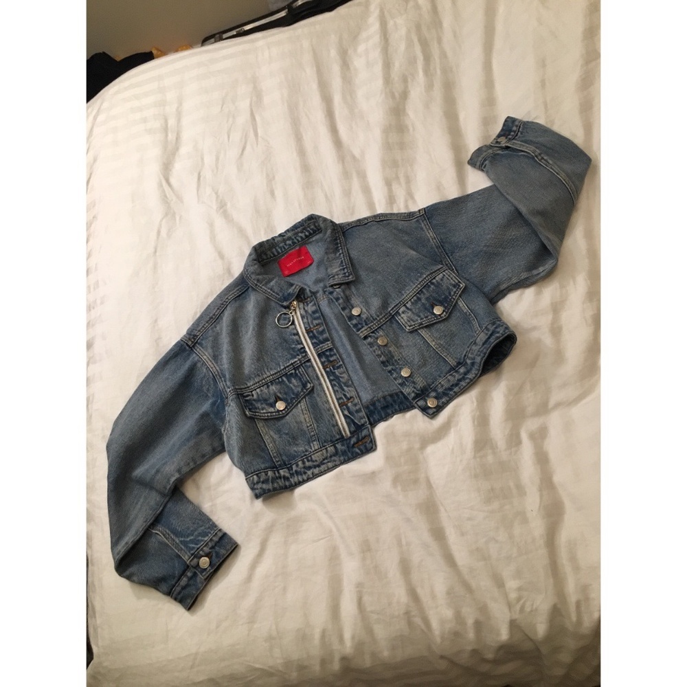 Cropped Denim Jacket